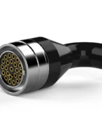 23S Souriau (Bayonet) connector (angled 90° heat shrink boot)