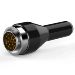 19P Souriau (Bayonet) connector (straight heat shrink boot)