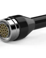 19S Souriau (Bayonet) connector (straight heat shrink boot) with sockets for AWG 26 – 24