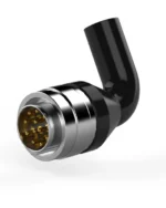12P Souriau (Bayonet) connector (angled 90° heat shrink boot)