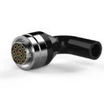 12S Souriau (Bayonet) connector (angled 90° heat shrink boot) with sockets for 0.32 – 0.52 mm²