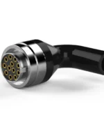 12S Souriau (Bayonet) connector (angled 90° heat shrink boot) with sockets for 0.32 – 0.52 mm²