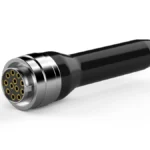 12S Souriau (Bayonet) connector (straight heat shrink boot)