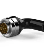 19P Souriau Compact (Bayonet) connector (angled 90° heat shrink boot)