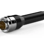 19P Souriau Compact (Bayonet) connector (straight heat shrink boot)