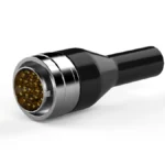 23S Souriau (Threaded) connector (straight heat shrink boot)