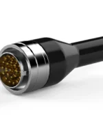 23S Souriau (Threaded) connector (straight heat shrink boot)
