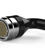 32S Souriau Compact (Bayonet) connector (angled 90° heat shrink boot)