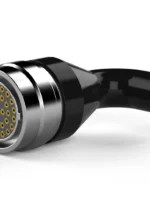 32S Souriau Compact (Bayonet) connector (angled 90° heat shrink boot)